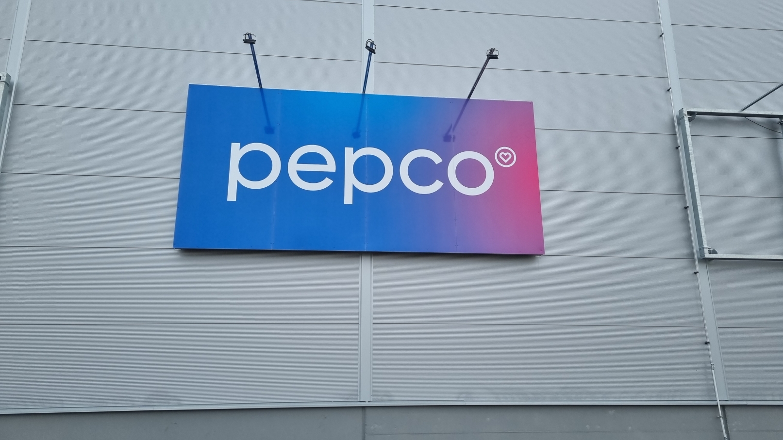 advertising panel with halogen backlight - PEPCO shop